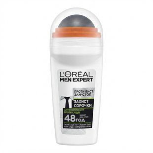 Антиперспірант LOREAL захист сорочки кульковий чоловічий 50мл 3600523594085 фото